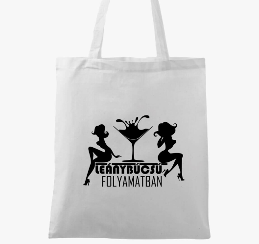 Lánybúcsú koktélos fekete mint...