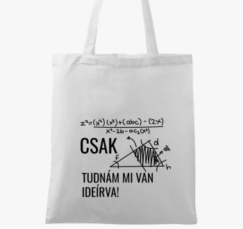 Csak tudnám mi van ideírva vászontáska