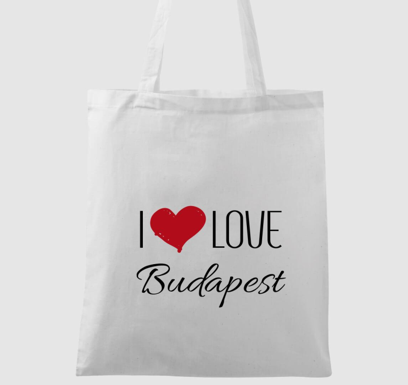 I love Budapest vászontáska