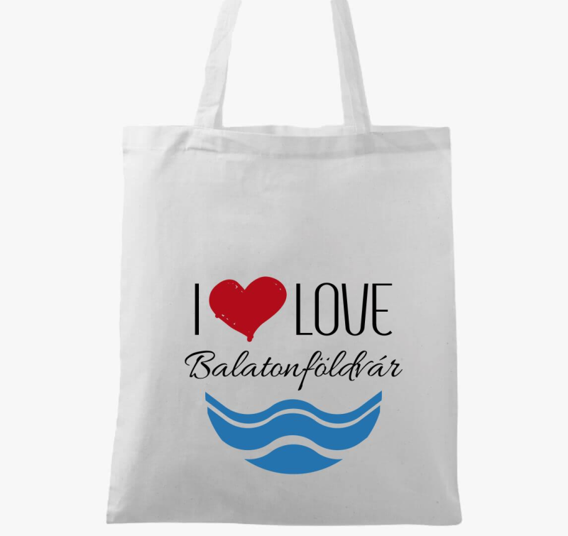 I love Balatonföldvár vászontáska