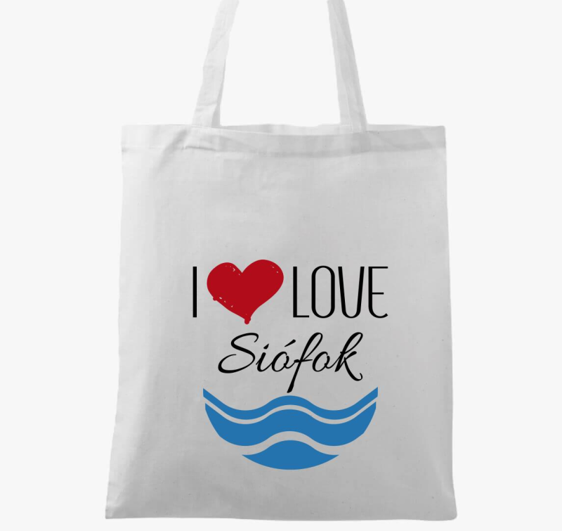 I love Siófok vászontáska