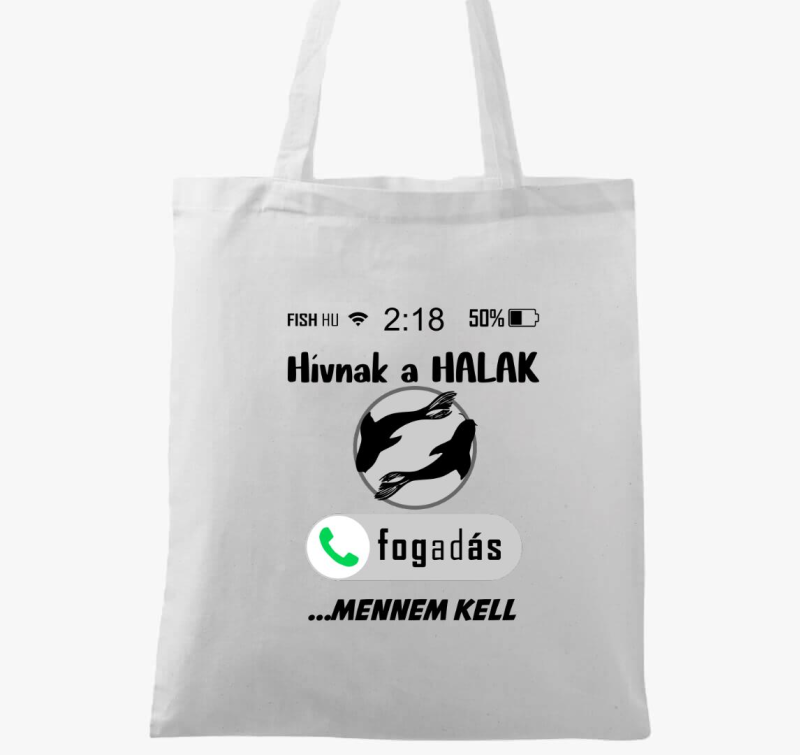 Hívnak a halak vászontáska