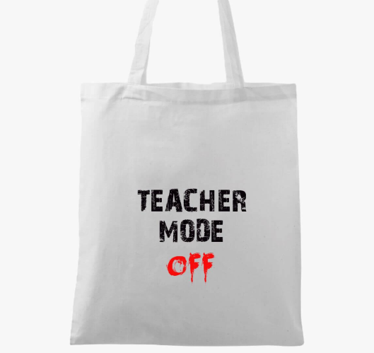 Tanármód ki vászontáska