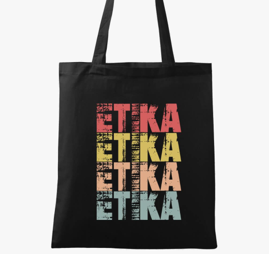 Etika feliratos vászontáska