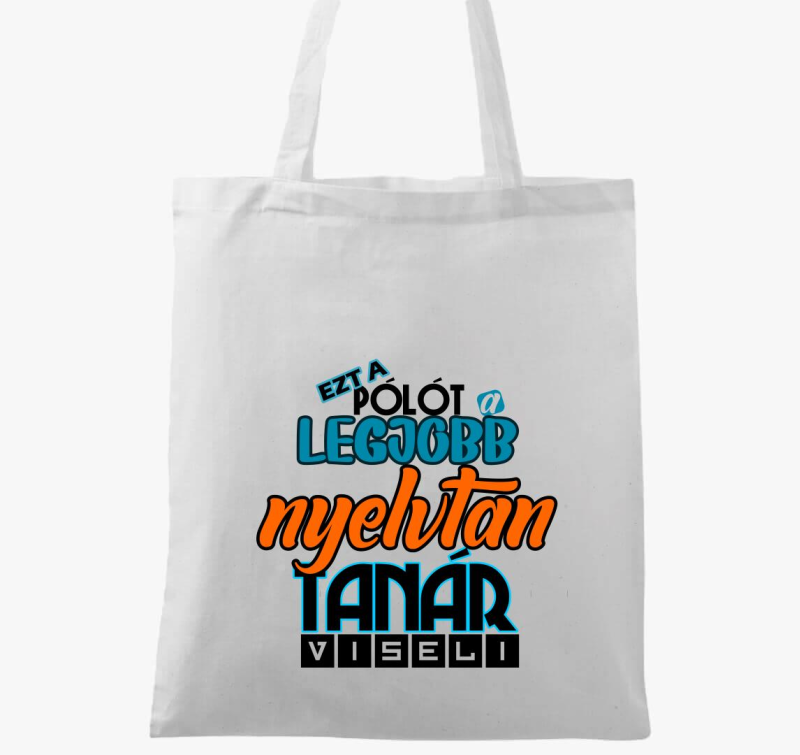 Nyelvtan tanár vászontáska
