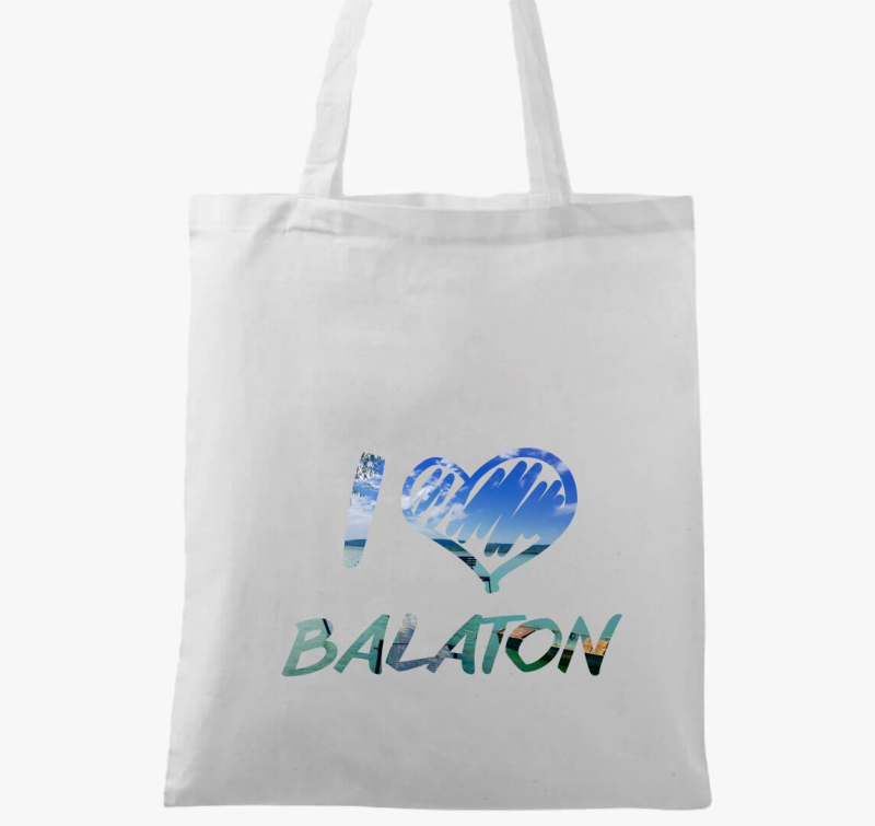 I love Balaton képes vászontáska