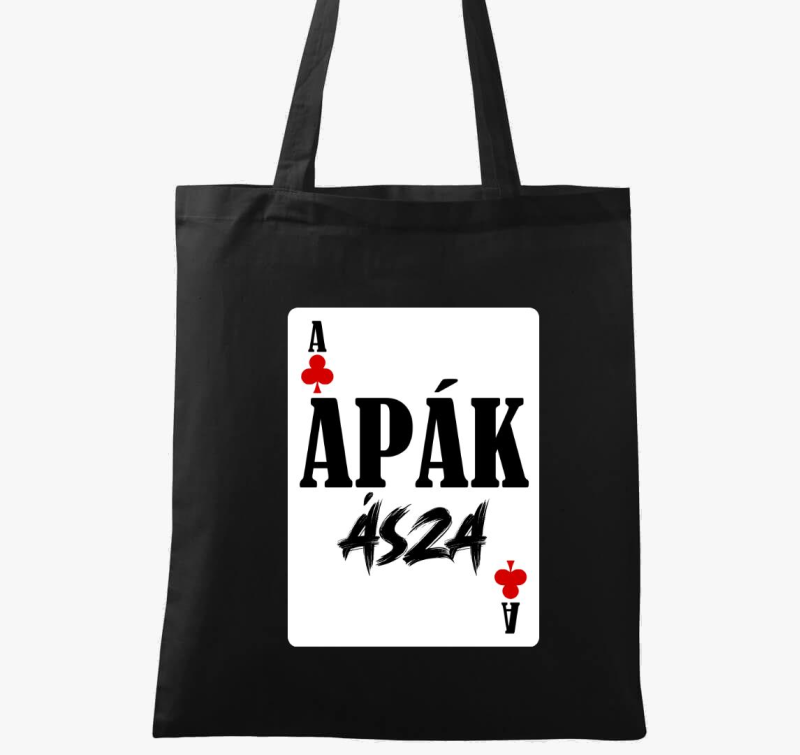 Apák ásza kártyás vászontáska