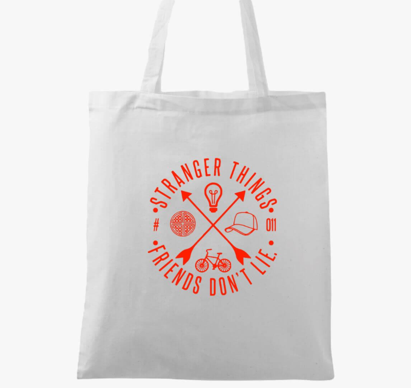 Stranger Things Friends don't lie art vászontáska