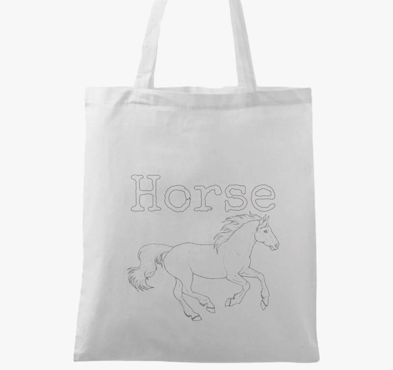 Horse feliratos vászontáska