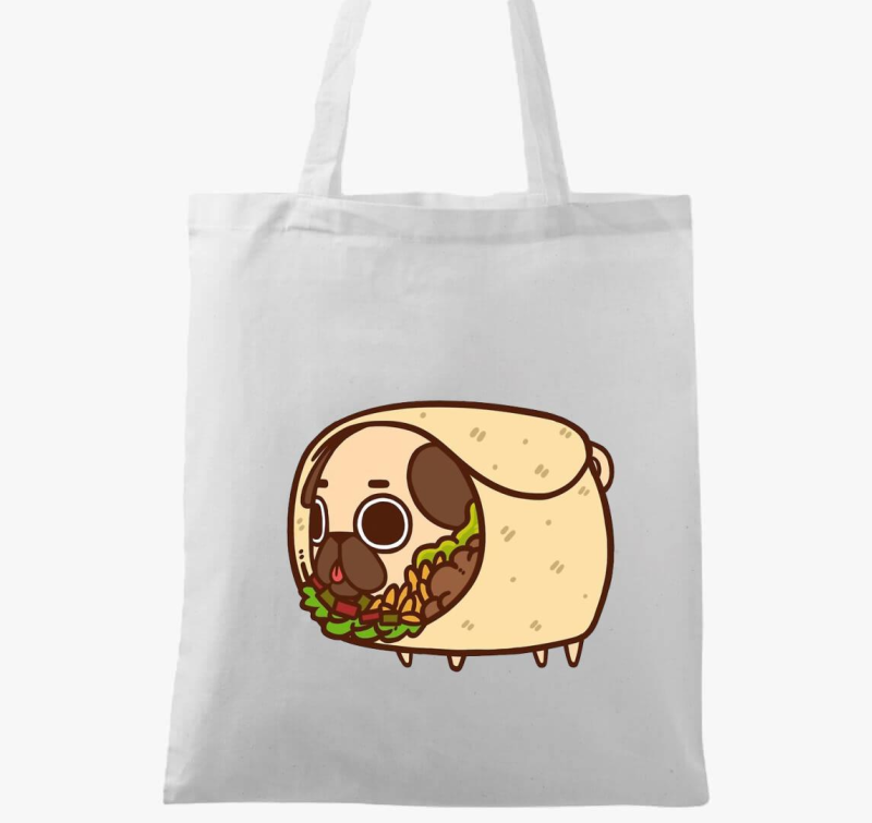 Mopsz burrito vászontáska