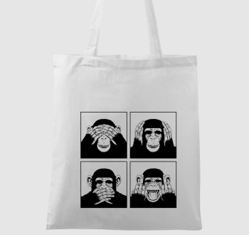 Bölcs majmok vászontáska