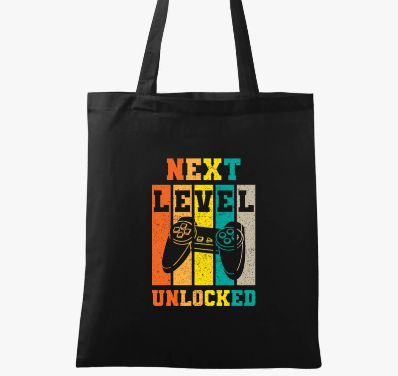 Next Level Unlocked vászontáska