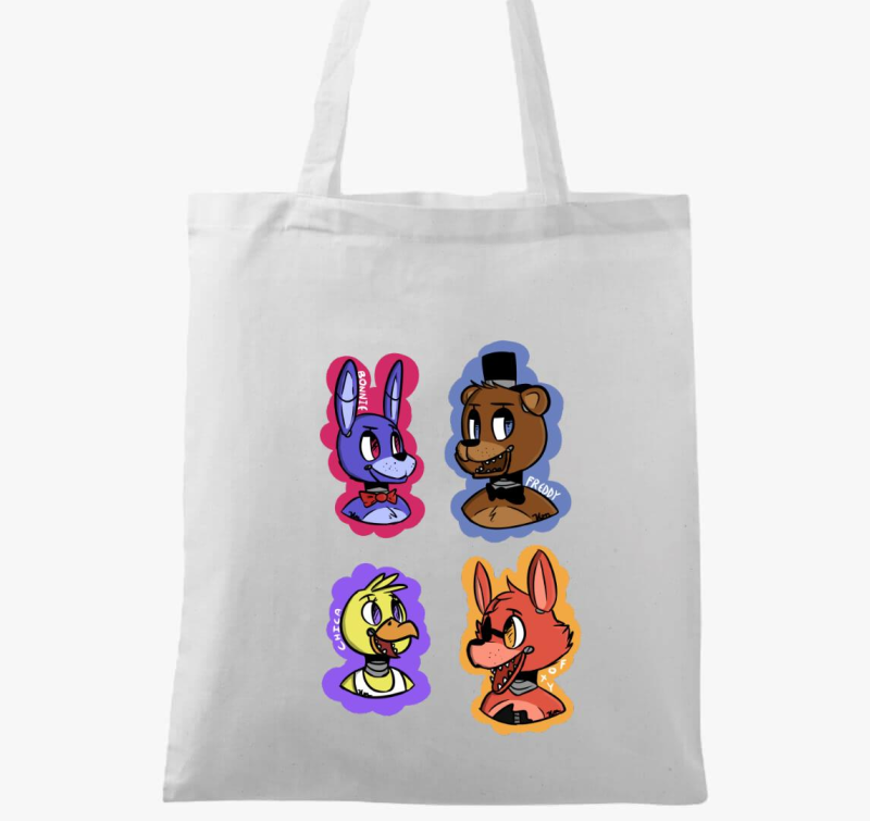 FNAF karakterek art vászontáska