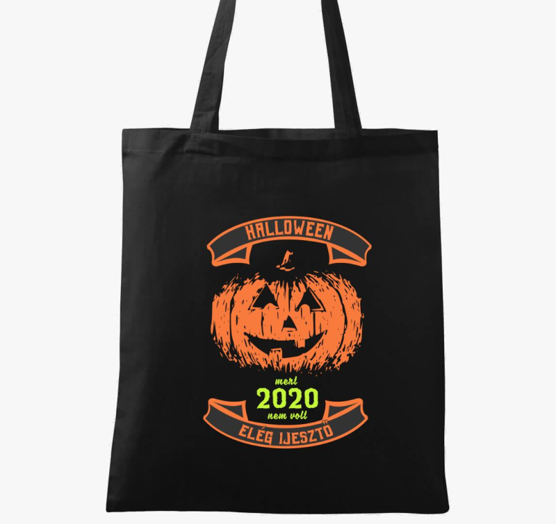 Vészjósló halloweeni tök vászontáska