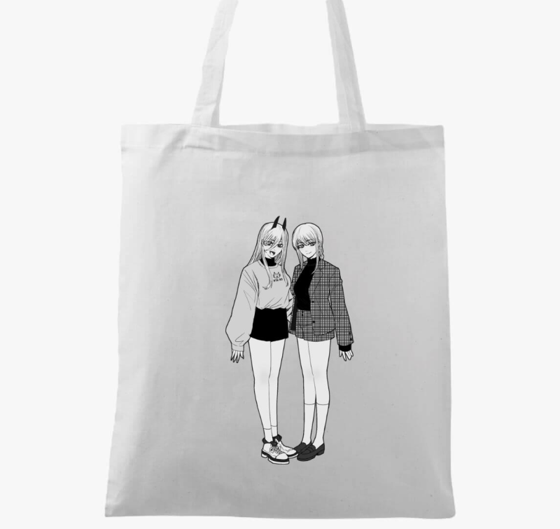 Chainsaw Man Makima és Power vászontáska