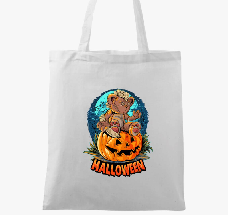 Teddy macis halloweeni vászontáska