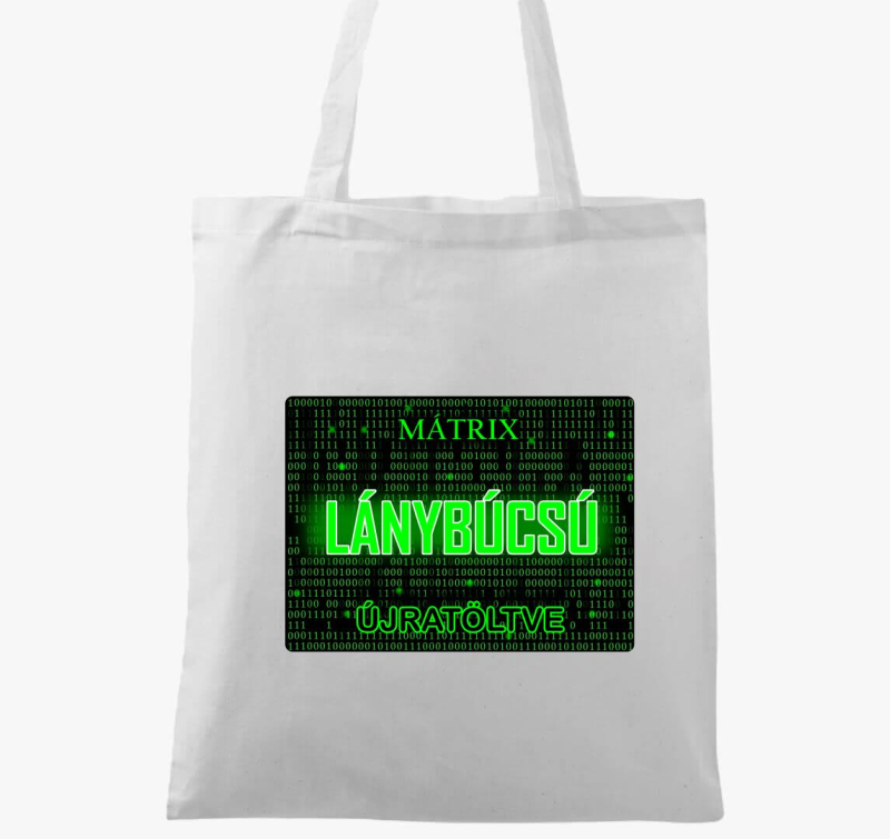 Mátrix leánybúcsús vászontáska