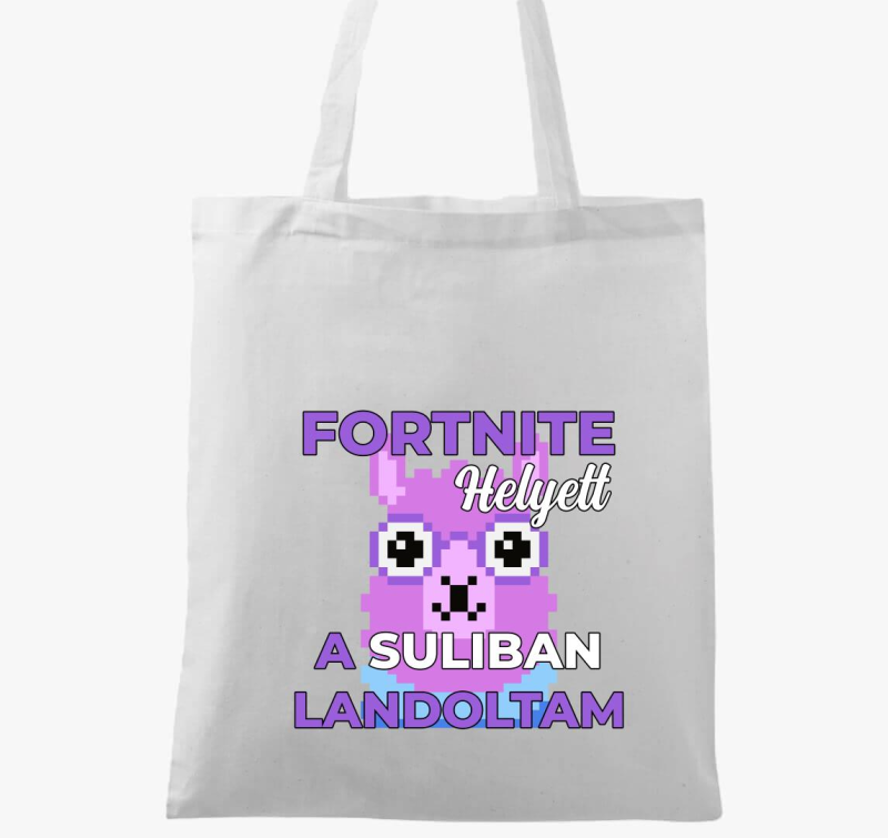 Fortnite helyett a suliban landoltam láma vászontáska