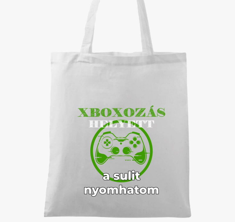 Xboxozás helyett a sulit nyomhatom vászontáska