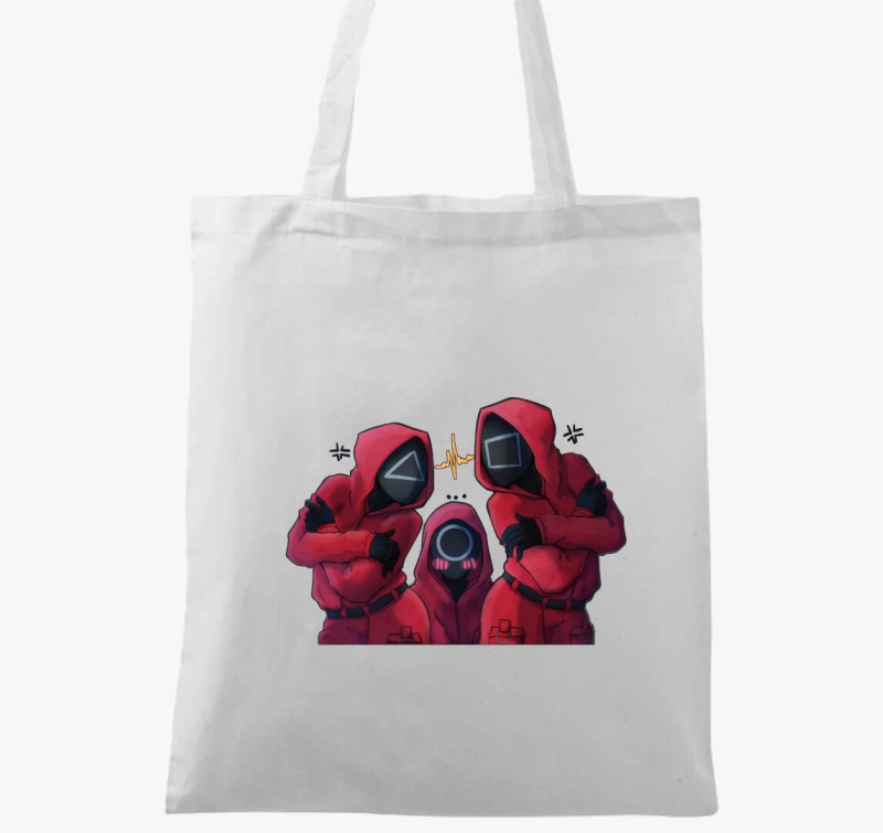 Squid Game őrök vászontáska