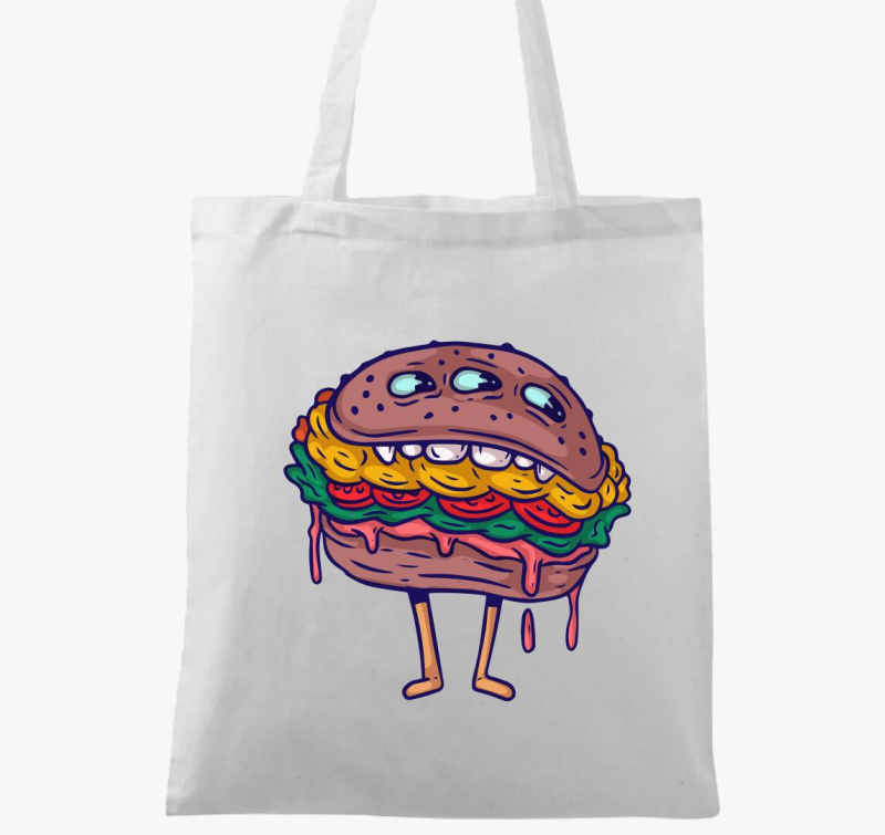 Hamburger szörny vászontáska