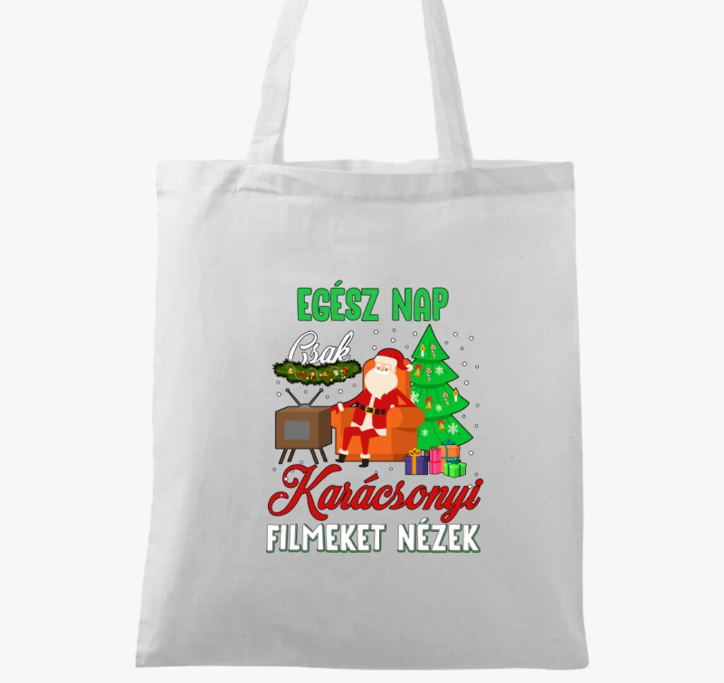 Karácsonyi filmeket nézek vászontáska