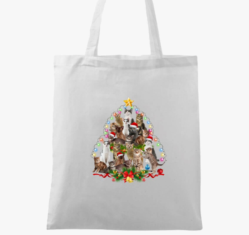 Karácsonyi macskaland vászontáska