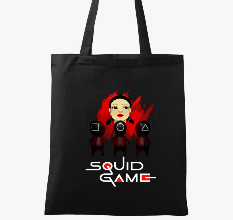 Squid Game poster style vászontáska
