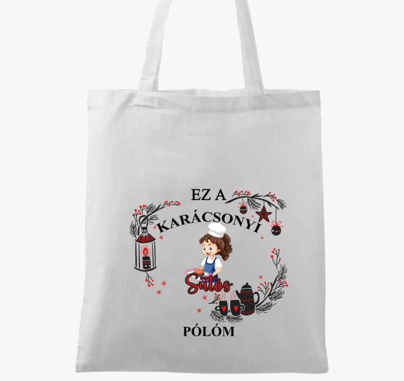 Ez a karácsonyi sütős vászontáskam vászontáska