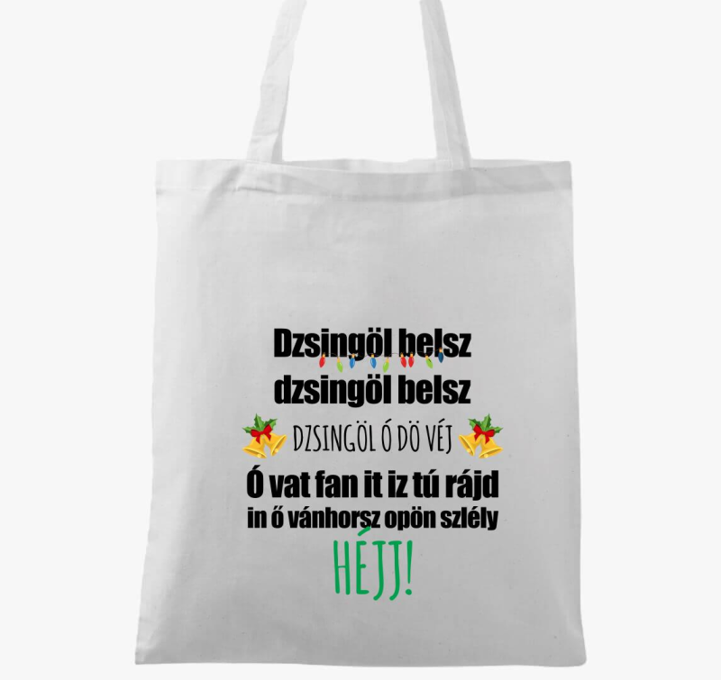 Dzsingöl belsz vászontáska