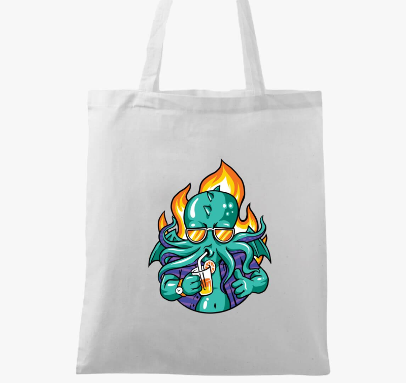 Partizó polip démon vászontáska