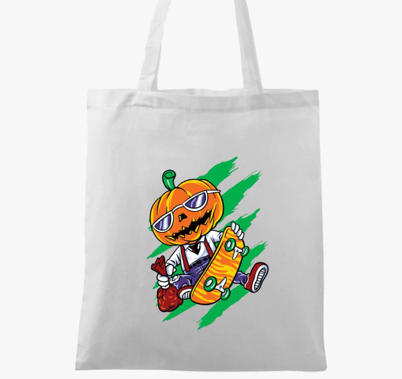 Gördeszkás tökfej vászontáska