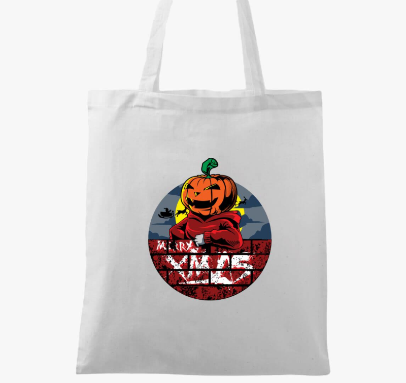 Halloween-i karácsony vászontáska