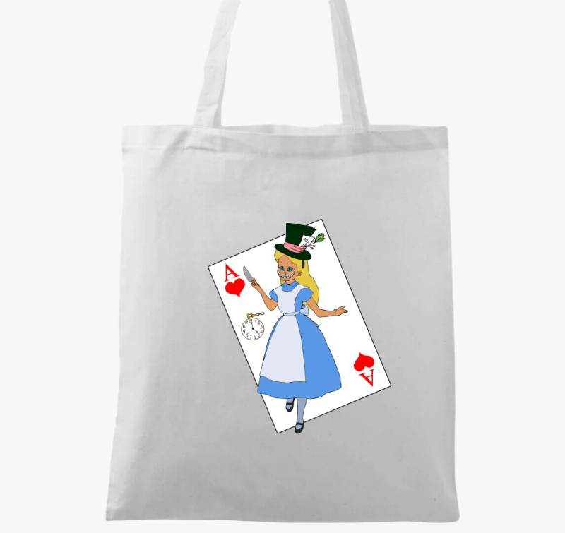 Alice Pókerországban vászontáska
