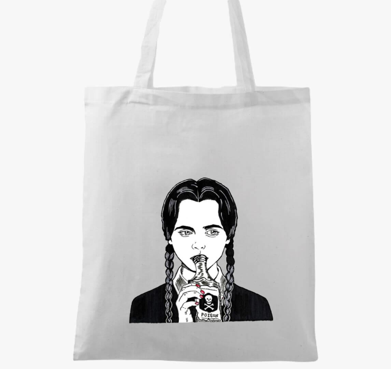 Mérget ivó Wednesday vászontáska