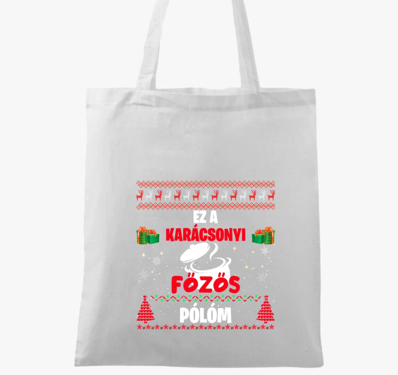 Ez a karácsonyi főzős vászontáskám