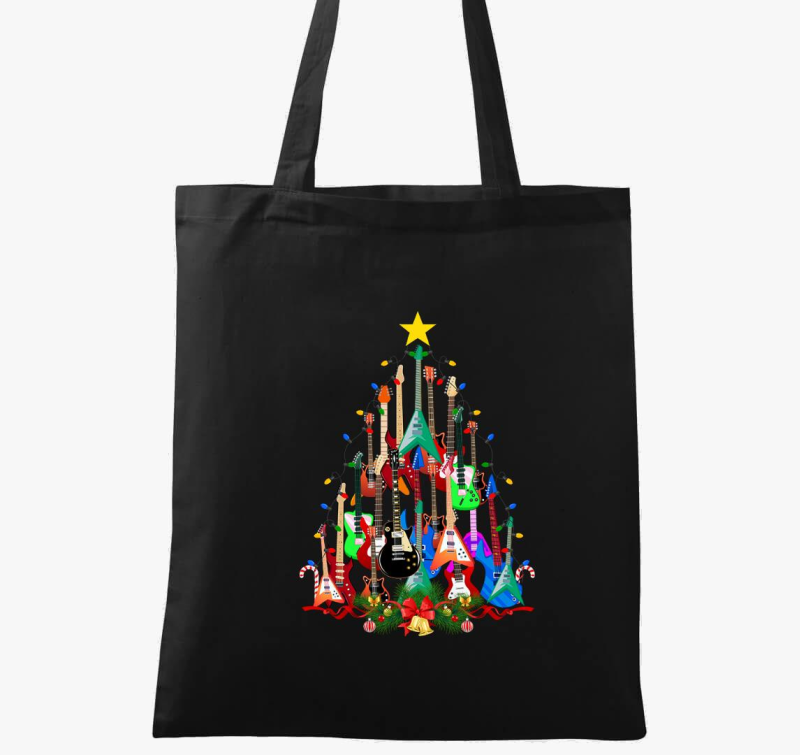 Gitár karácsonyfa vászontáska