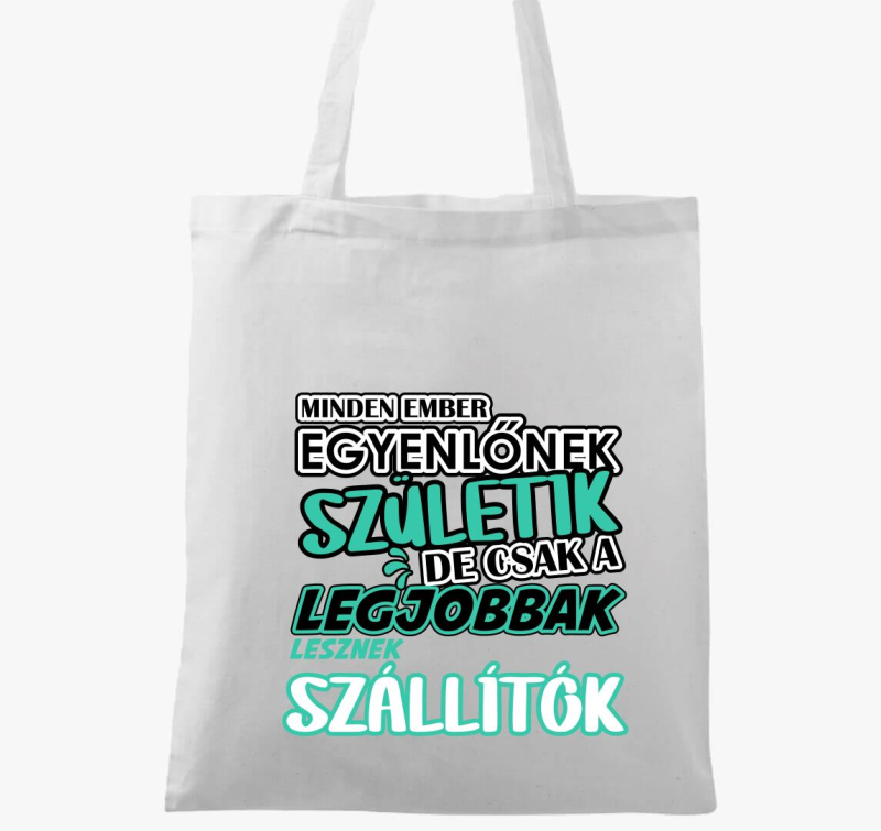Egyenlőnek születik szállító vászontáska