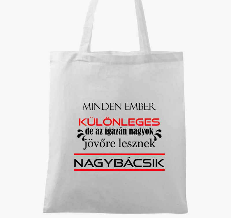Különleges nagybácsi vászontáska