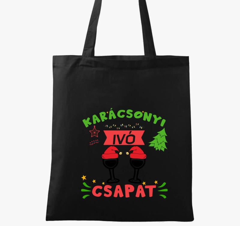 Karácsonyi ivó csapat vászontáska