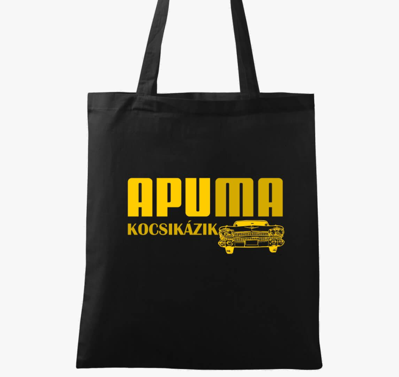 Apu ma kocsikázik vászontáska