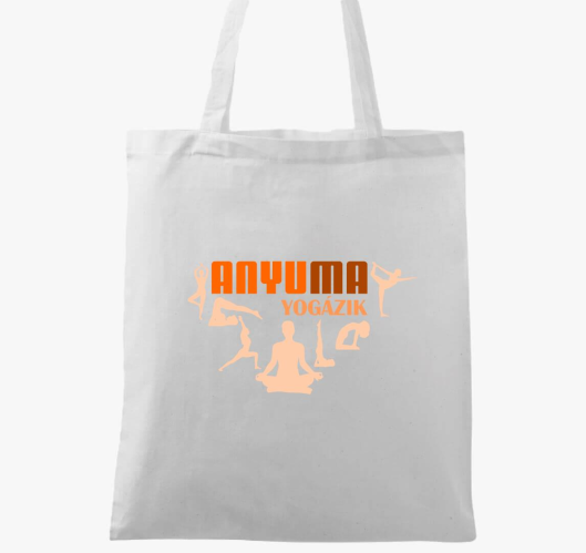 Anyu ma yogázik vászontáska