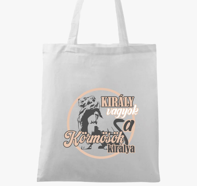 Király vagyok körmös vászontáska