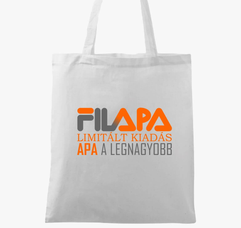 Apa fila feliratos vászontáska