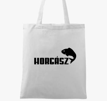 Horgász emblémás vászontáska
