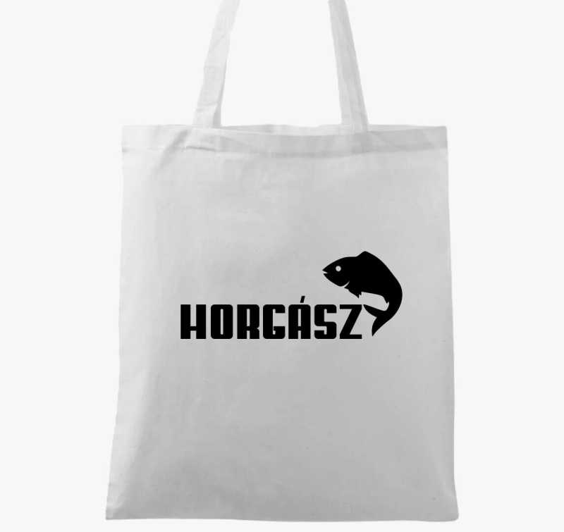 Horgász emblémás vászontáska