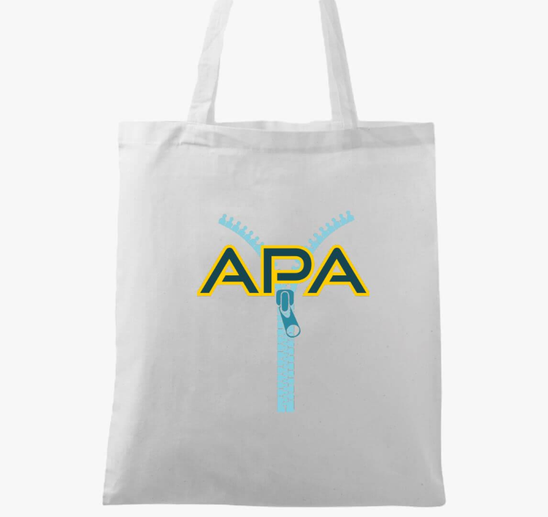 Apa zipzáros vászontáska