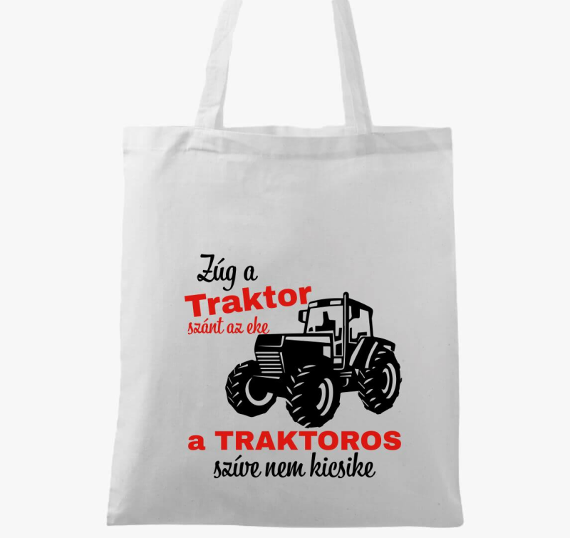 Zúg a traktor szánt az eke a traktoros szíve nem kicsike vászontáska