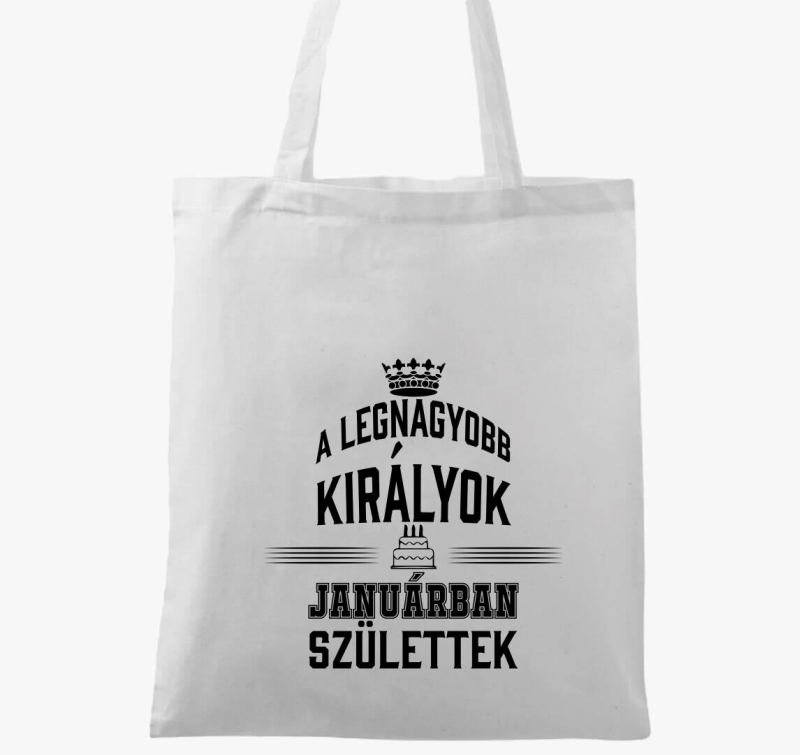 A legnagyobb királyok januárban születtek születésnapi vászontáska