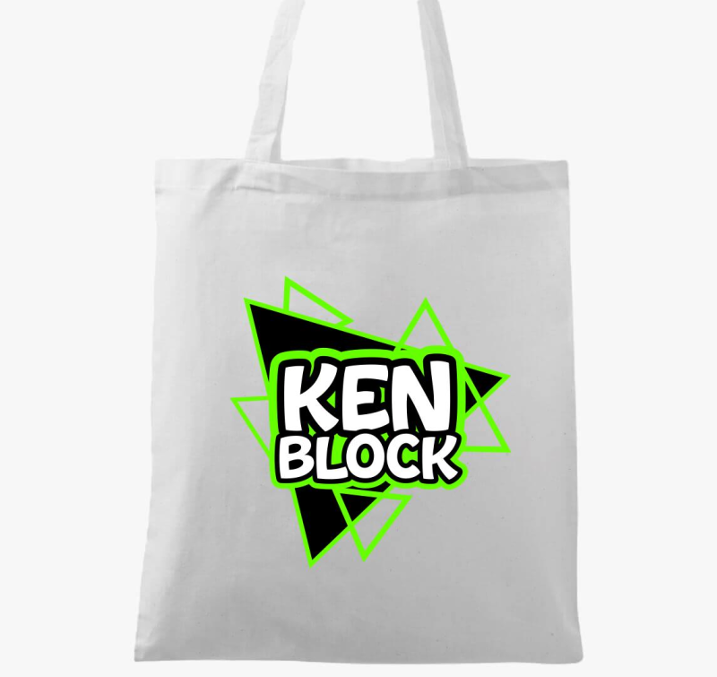Ken Block feliratú vászontáska